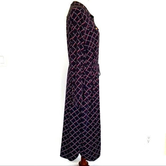 RALPH LAUREN Logo Equestrian Horse Bit Jersey Comfort Stretch Dress Plus Sz 1X - Picture 5 of 10